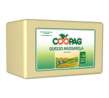 Queijo mussarela marca Coopag Bahia